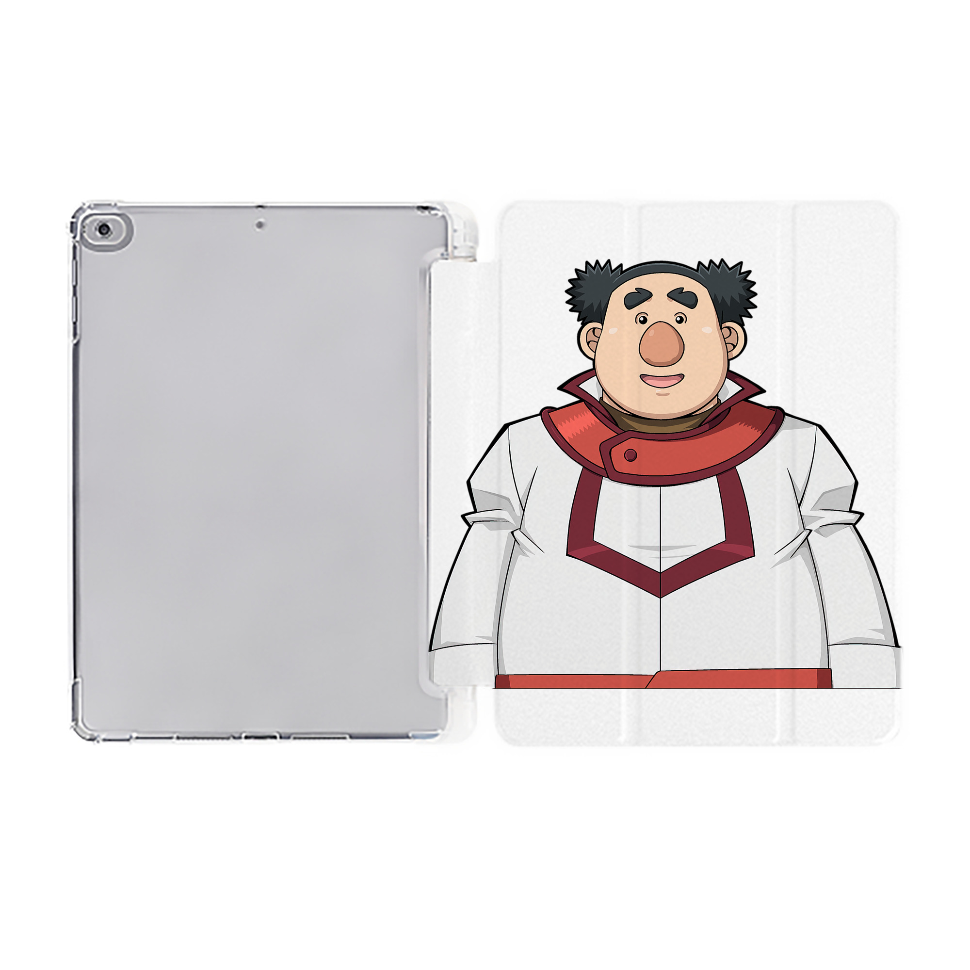 （画像用） 遊☆戯☆王 Yu-Gi-Oh! IPad ケース ペン収納付き 三つ折りスタンド PUレザー×シリコン 対応機種9.5/10.5/10.9インチ
